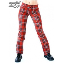 Black Pistol Tartan Pants Red-Green