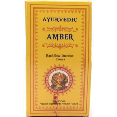 Ayurvedic Amber backflow indické vonné františky 10 ks – Sleviste.cz