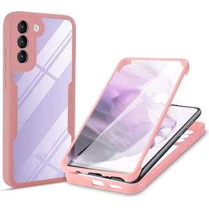Techsuit Калъф за Samsung Galaxy S23 + Протектор - ColorVerse 360 Series - Розов