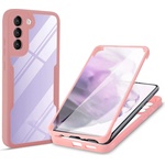 Techsuit Калъф за Samsung Galaxy S23 + Протектор - ColorVerse 360 Series - Розов