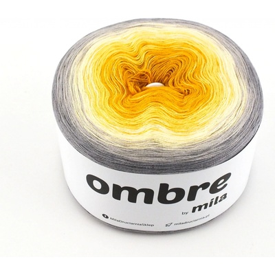 MILA Příze OMBRE Classic 1200m/3nitky M037 - Slunečný den