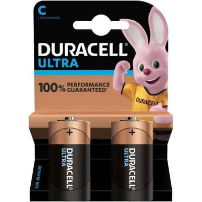 Batéria Duracell Ultra (Turbo Max) LR14 C 1.5 V 2 ks blister