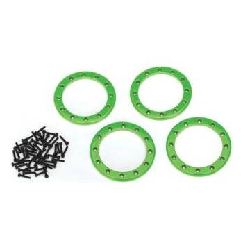 Traxxas алуминиев beadlock пръстен 2.2" зелен (4)