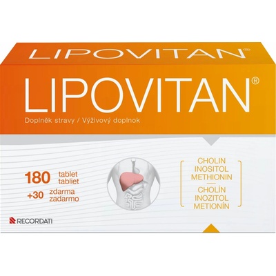 Herbacos Recordati Lipovitan 180 + 30 tabliet