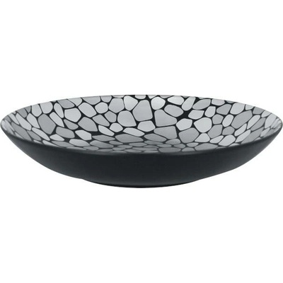 RAK Porcelain Cobbles talíř hluboký pr. 26 cm, stříbrný