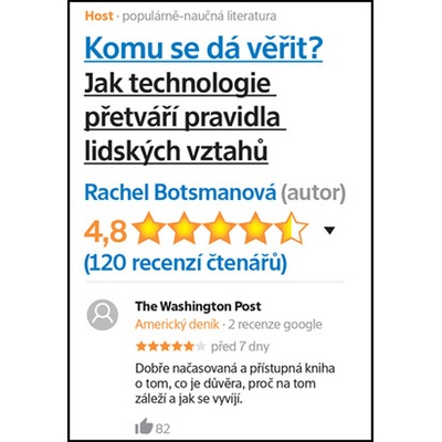 Komu se dá věřit? - Aneb jak nás technologie sblížily a proč...