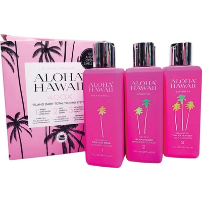 Tan Incorporated Aloha Hawaii 400X Opalovací Box Set 3x207ml