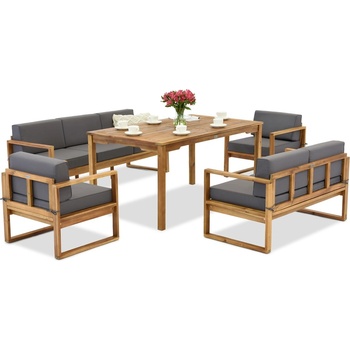 Garden Point Градински мебели от акациева дървесина от Maskat Apetito 7 Garden Point (GAP1208-7)