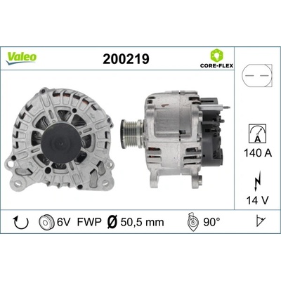 generátor VALEO 200219 VA 200219