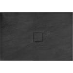 Rea Правоъгълно душ корито Rea Stone 80x100 черно (5902557332977)