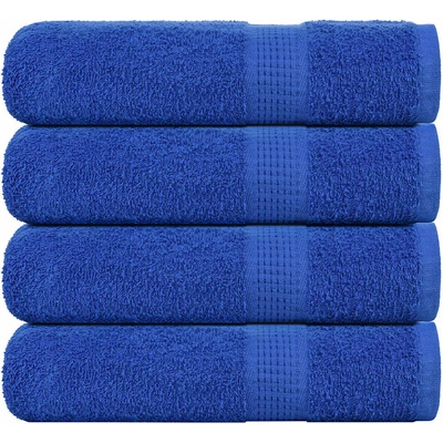 vidaXL Кърпи за душ FROGN 4 бр. сини 70x140 см 360 г/м2 (136714)