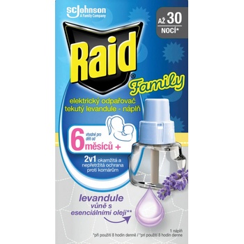 Raid Elektrická tekutá náplň Levanduľa 21 ml 30 nocí