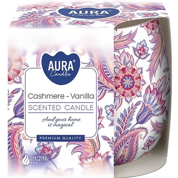 Image 1 of BISPOL Ароматна свещ Bispol Aura - Cashmere and Vanilla, 100 g (sn71s-61)