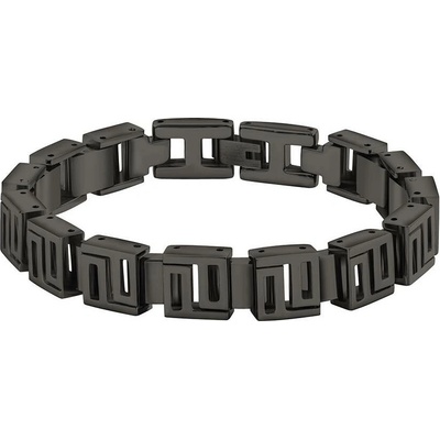 Police Výrazný ocelový náramek Himal Black PJ26563BSU.02