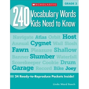 240 Vocabulary Words Kids Need to Know: Grade 3 | Linda Beech (ISBN: 9780545468633)