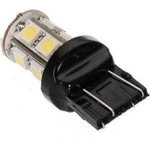  Диодна крушка тип t20 с 13 smd диода двойна светлина червена