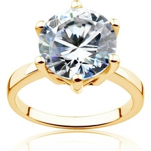 Savicki Zásnubný prsteň žlté zlato diamant D 150016 PI ZB