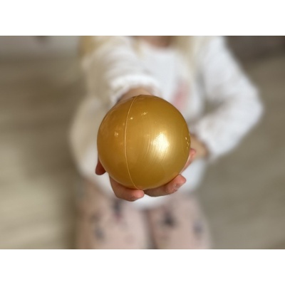 ELIS DESIGN Míčky do bazénku zlatá