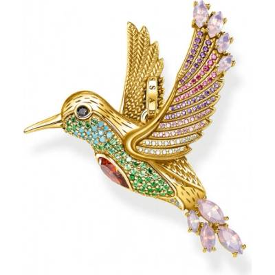 Thomas Sabo prívesok Colourful hummingbird gold PE875 488 7