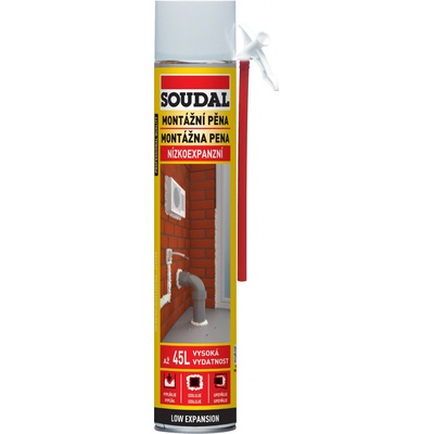 Soudal Montážna pena nízkoexpanzná trubičková 750 ml