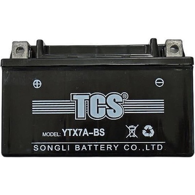 Мото акумулатор TCS AGM YTX7A-BS 7Ah L+ (71019)