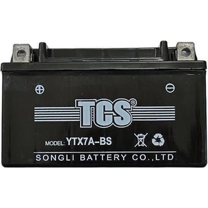 TCS AGM 7Ah left+ (YTX7A-BS)