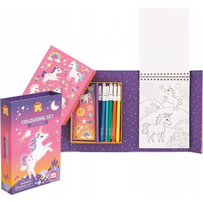 Tiger Tribe Colouring Set - Unicorn