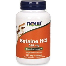 Now Foods Betaine HCL 648 mg Pepsín 120 kapsúl