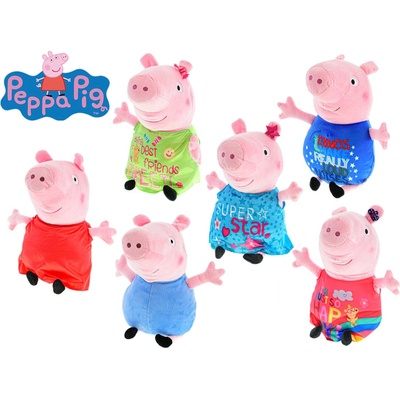 Mikro Trading Peppa Pig Happy Oink Prasátko 30 cm