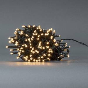 Nedis CLBO192 - LED гирлянд 192xLED/7 режима/3xAA 14, 9m IP44 топла бяла светлина (NE0517)