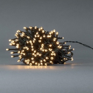 Nedis CLBO192 - LED коледна гирлянда 192xLED/7 функции/3xAA 14, 9m IP44 топла бяла светлина (NE0517)