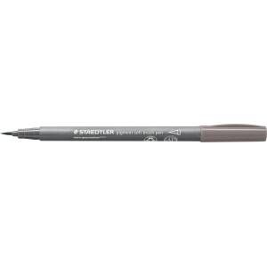 STAEDTLER Флумастер Staedtler Pigment soft Brush 372, сив 84 (31658-А-СИВ 84)