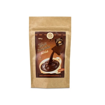 Čokoládovna Troubelice Горещ черен шоколад 100 г, шоколадова фабрика Troubelice