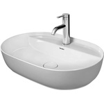 Duravit Luv - Мивка за плот, 60x40 cm, без преливник, с отвор за смесител, WonderGliss, бяла 03806000001 (03806000001)