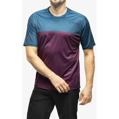 Cyklistické triko Northwave Edge Jersey Short Sleeve deep blue/purple