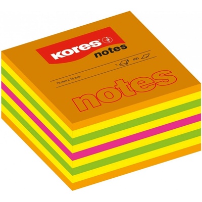 Kores Samolepicí bloček Kores Cubo Spring - 75 x 75 mm / 450 lístků 67083