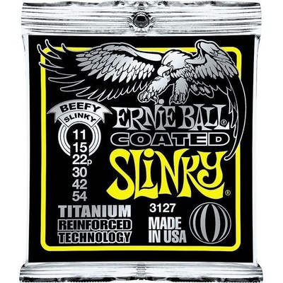 Ernie Ball Coated Slinky Titanium Beefy.011-.054
