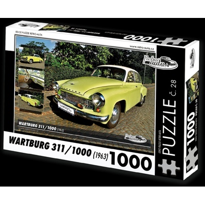 Retro-auta č. 28 Wartburg 311,1000 1963 1000 dielov