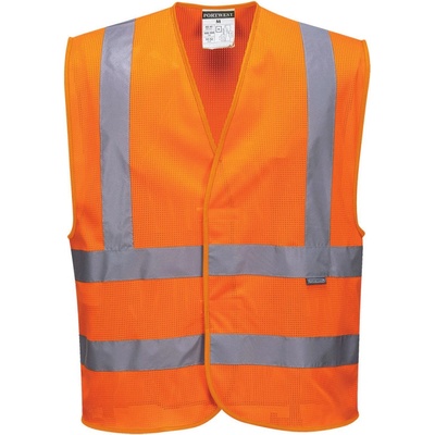 PortWest Vesta MeshAir Band & Brace C370 reflexní oranžová