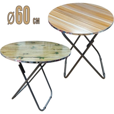 60 см. малка сгъваема маса декор Wood (6614-3)