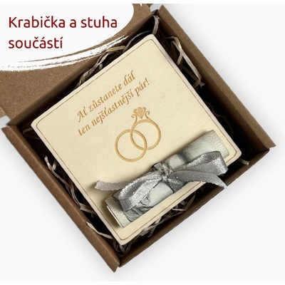 PanDatel Malá dárková karta na peníze - SVATBA