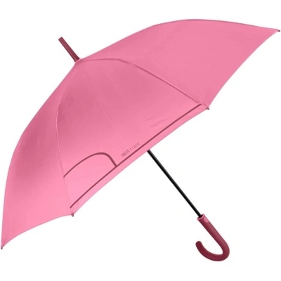 Дамски автоматичен голф чадър Perletti Time 26291, Розов