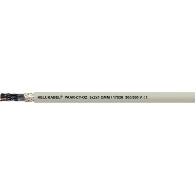 Helu 17026-500 datový kabel 5 x 2 x 1 mm² šedá 500 m