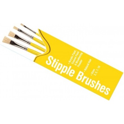HUMBROL Humbrol Stipple Brush pack AG430 sada plochých štětců velikost 3/5/7/10
