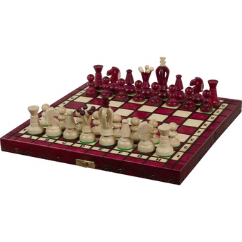 Sunrise Шах Sunrise - Small King's Chess, червен (CH113K CHERRY)