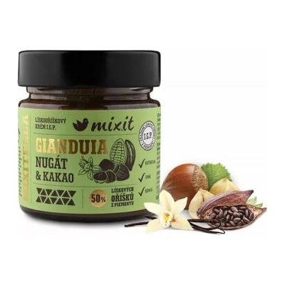 Mixit Gianduia nugát&kakao lieskovoorieškový krém 200 g