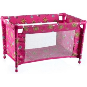 Teddies Кошара за кукли метал/пластмаса в чанта сгъваема размер 53x32x32см (00160006)