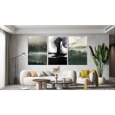 Divio Třídílný obraz na plátně, vzor 41562 Velikost: 90x180 cm