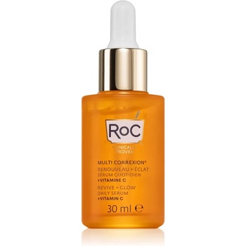 RoC Multi Correxion Revive + Glow озаряващ серум с витамин С на лицето и шията 30ml