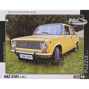 Retro cars - Puzzle VAZ 2101 (1981) - 40 - 99 piese